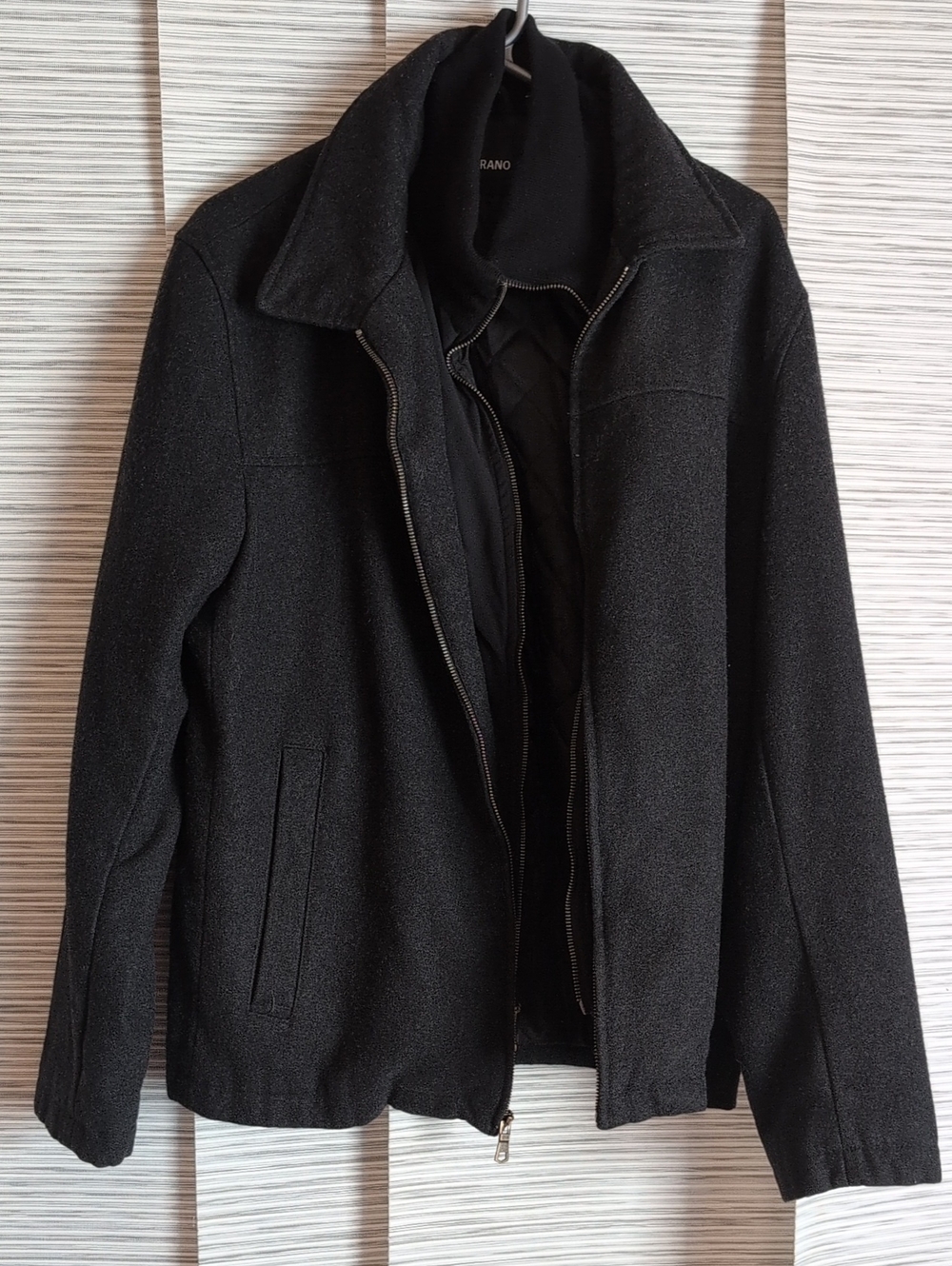 Murano Black Quilted Jacket Interior Label View